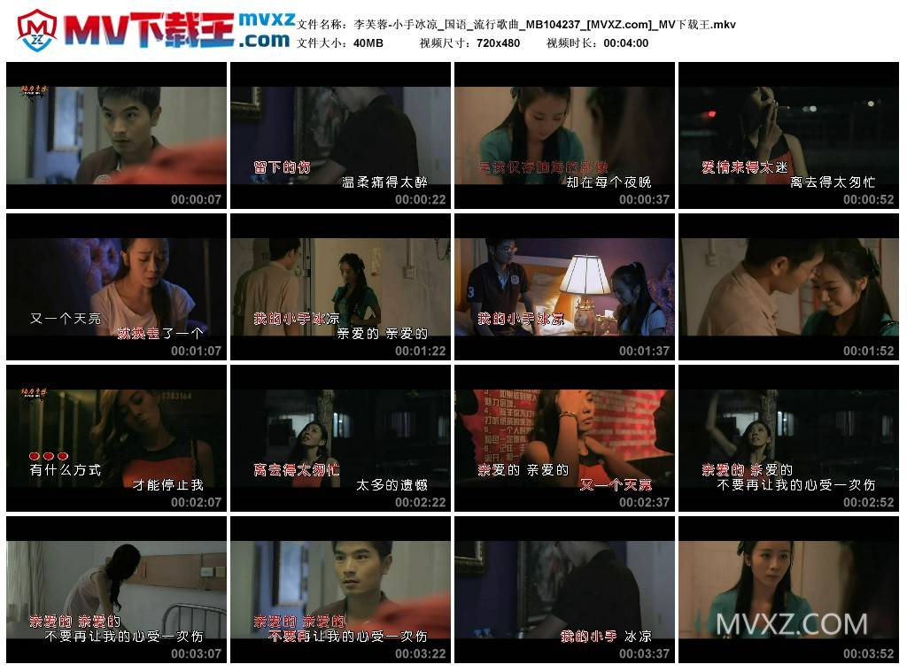 李芙蓉-小手冰凉_国语_流行歌曲_MB104237